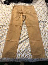 Load image into Gallery viewer, Express Tan Chinos Straight Leg Flat Front
